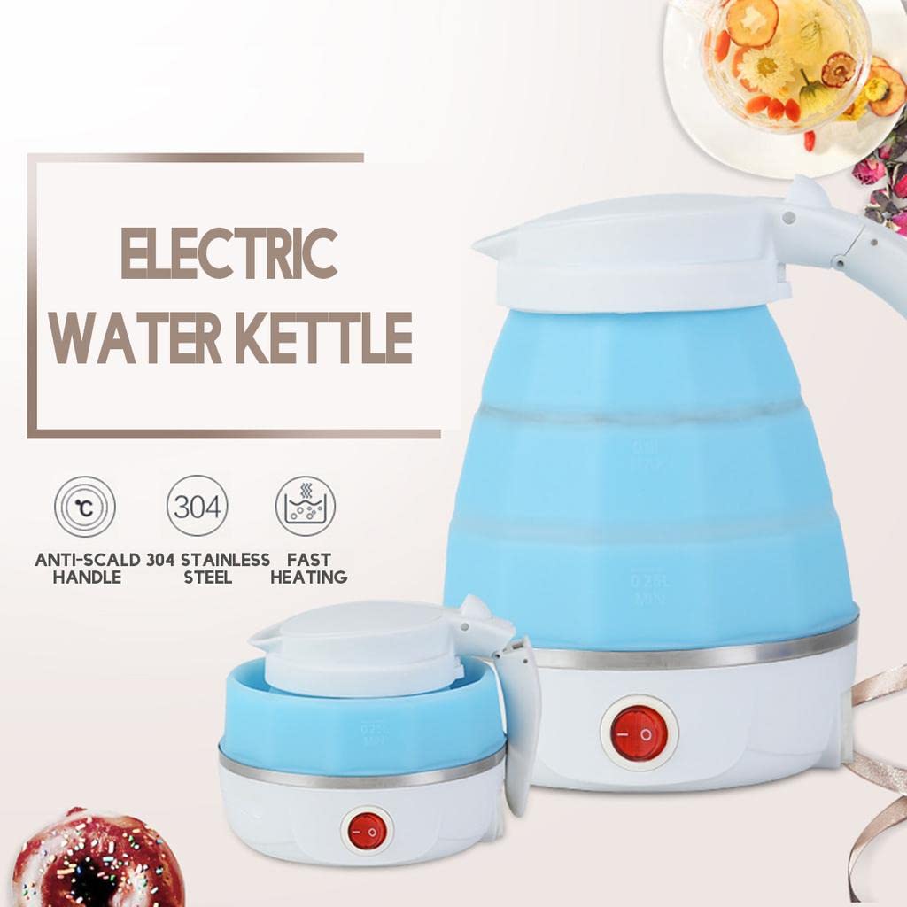 Travel Folding Electric Kettle – 600ml | Fast-Boil | Foldable & Portable