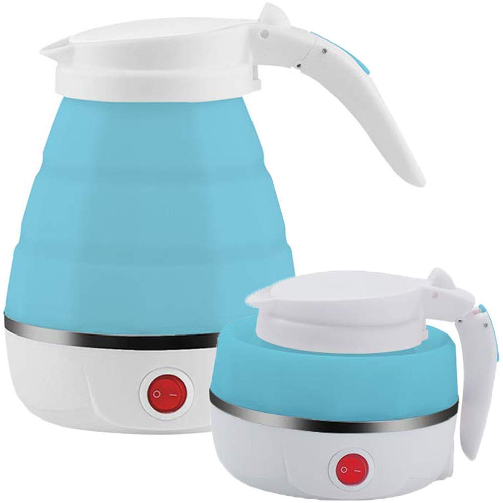Travel Folding Electric Kettle – 600ml | Fast-Boil | Foldable & Portable