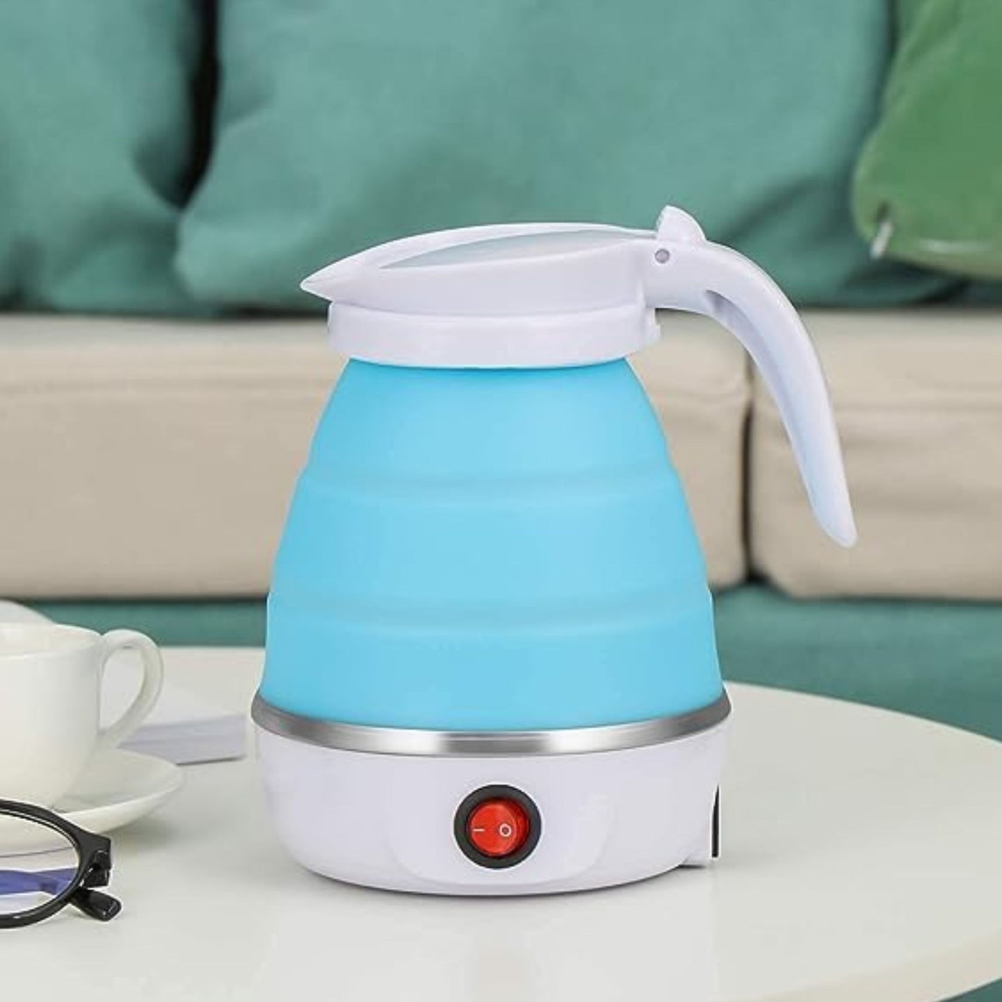 Travel Folding Electric Kettle – 600ml | Fast-Boil | Foldable & Portable